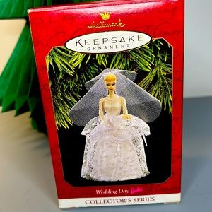 ❌SOLD 1997 Hallmark Vintage Barbie Bride Keepsake Ornament